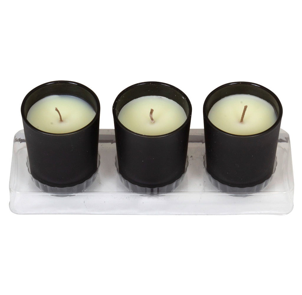 Duftkerze 3er Set im Glas