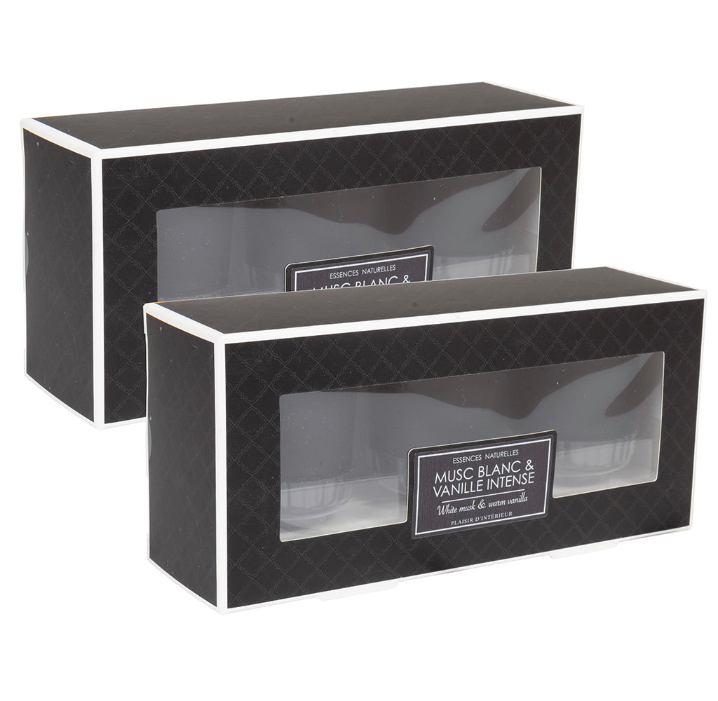 Duftkerze 3er Set im Glas