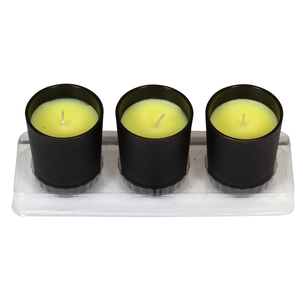 Duftkerze 3er Set im Glas