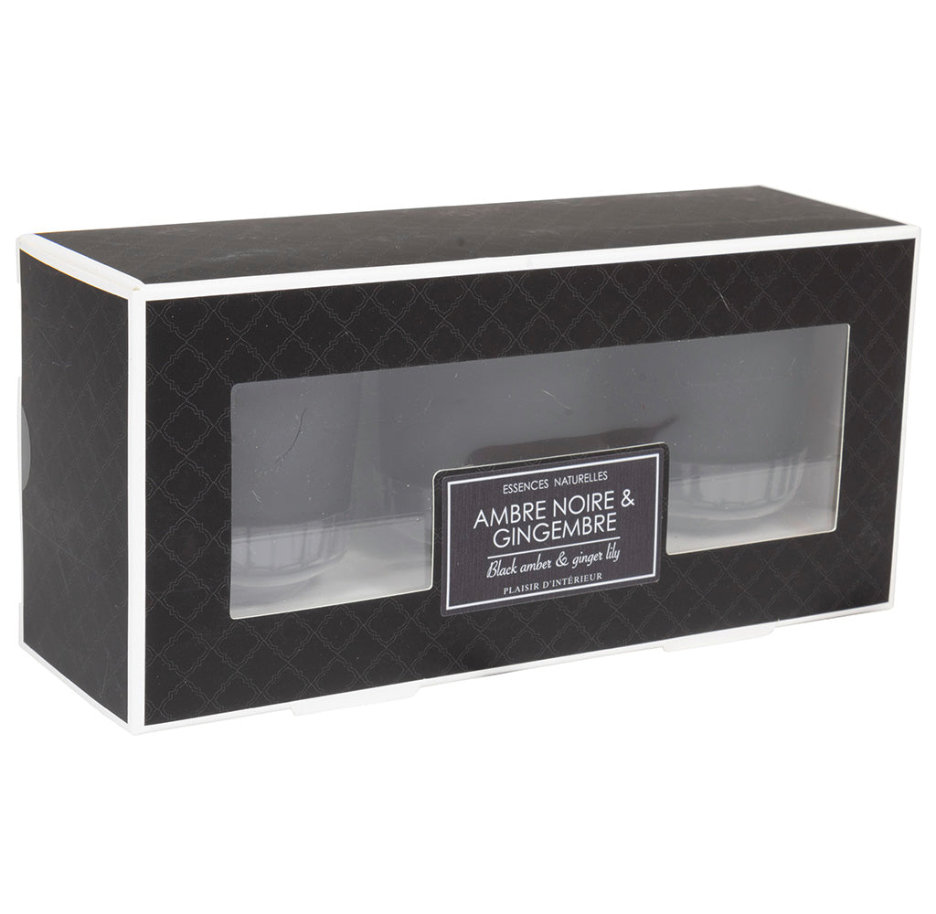 Duftkerze 3er Set im Glas