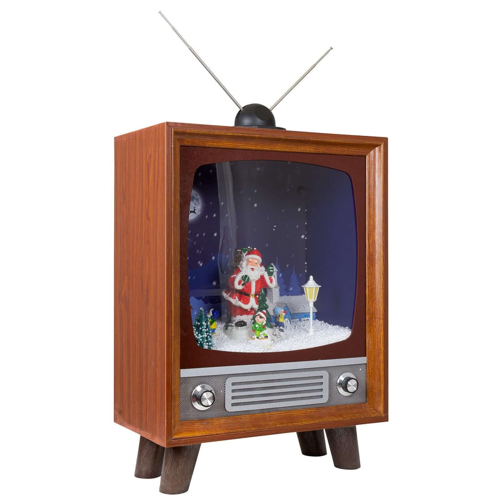 Schneiender XL Fernseher LED + Musik 54cm