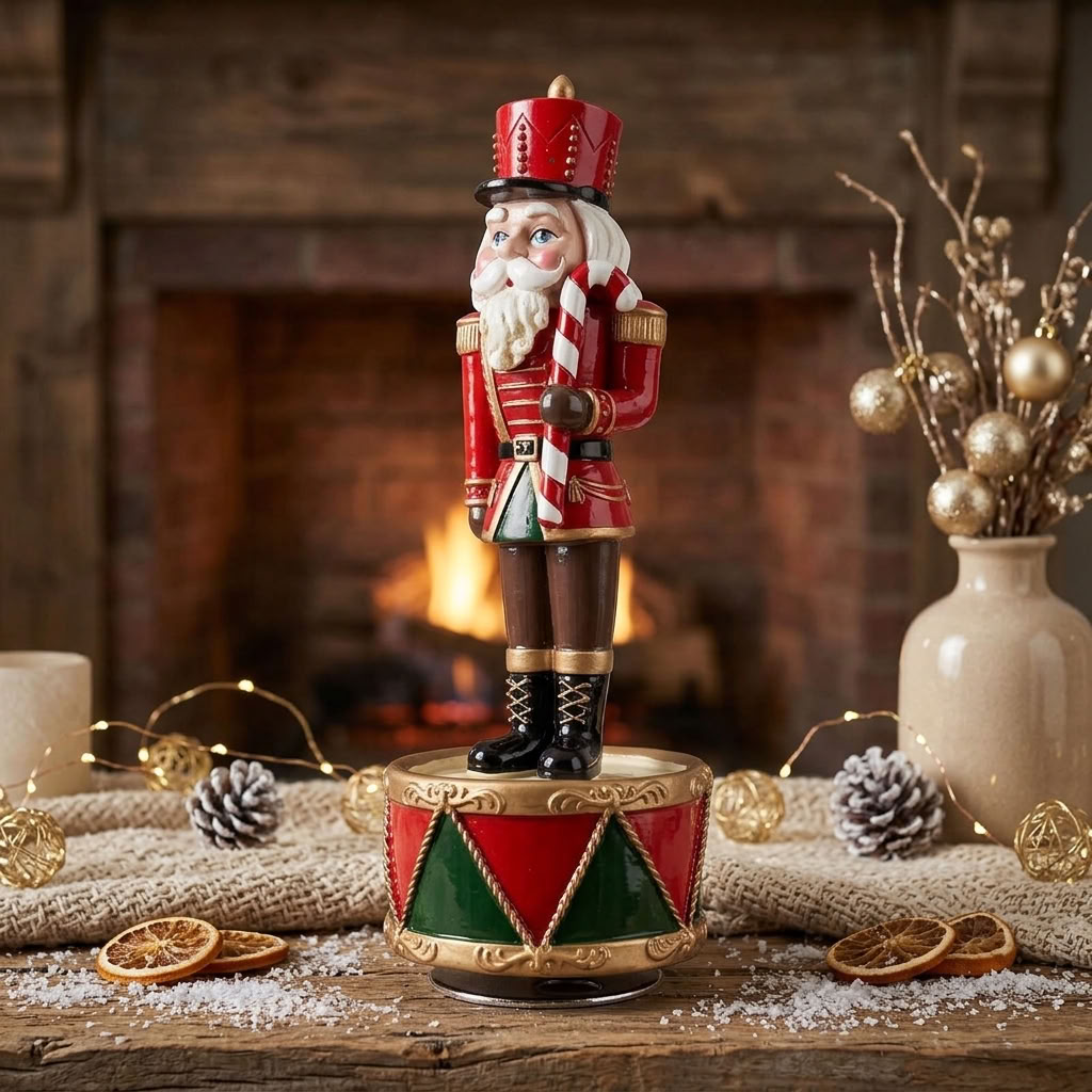 Music box Nutcracker 21cm