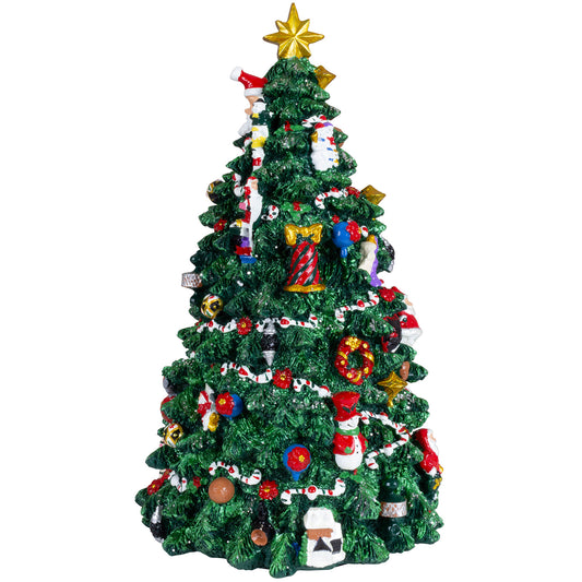 Spieluhr XL-Weihnachtsbaum 32cm