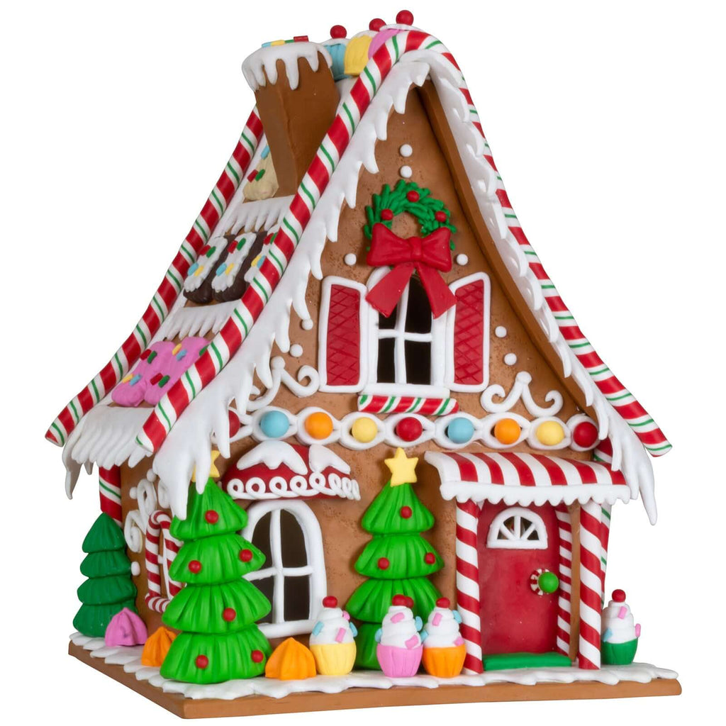 LED Lebkuchenhaus 26cm bunt