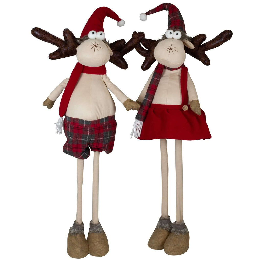 Elch ausziehbar 52-92cm (70-110 cm), 2 Stück