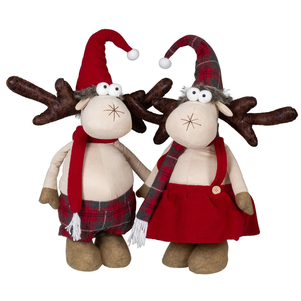 Elch ausziehbar 52-92cm (70-110 cm), 2 Stück