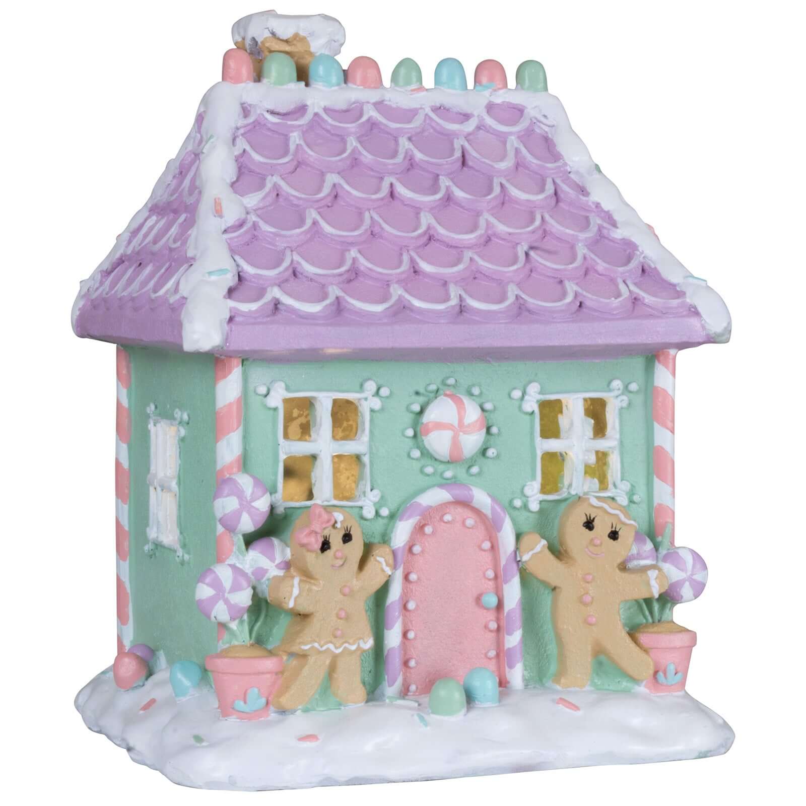 LED Lebkuchenhaus 17x21x13cm