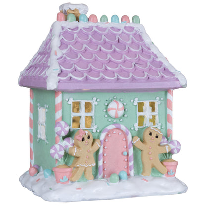 LED Lebkuchenhaus 21cm bunt