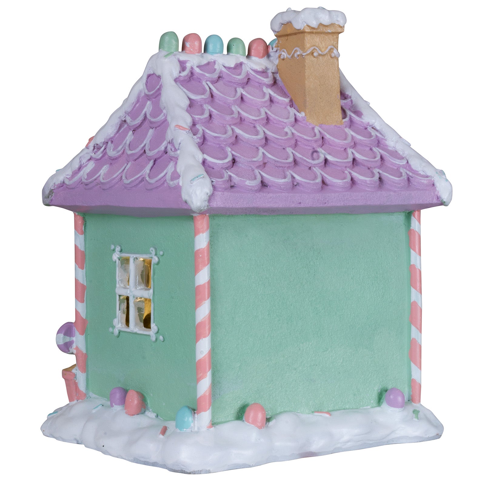 LED Lebkuchenhaus 21cm bunt