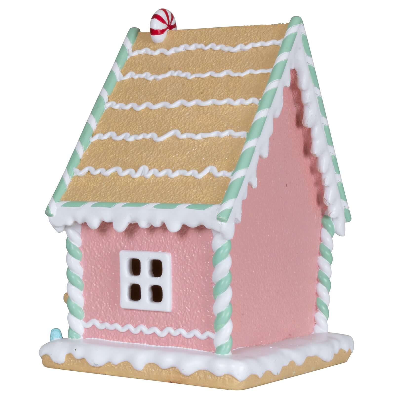 LED Lebkuchenhaus 25cm bunt