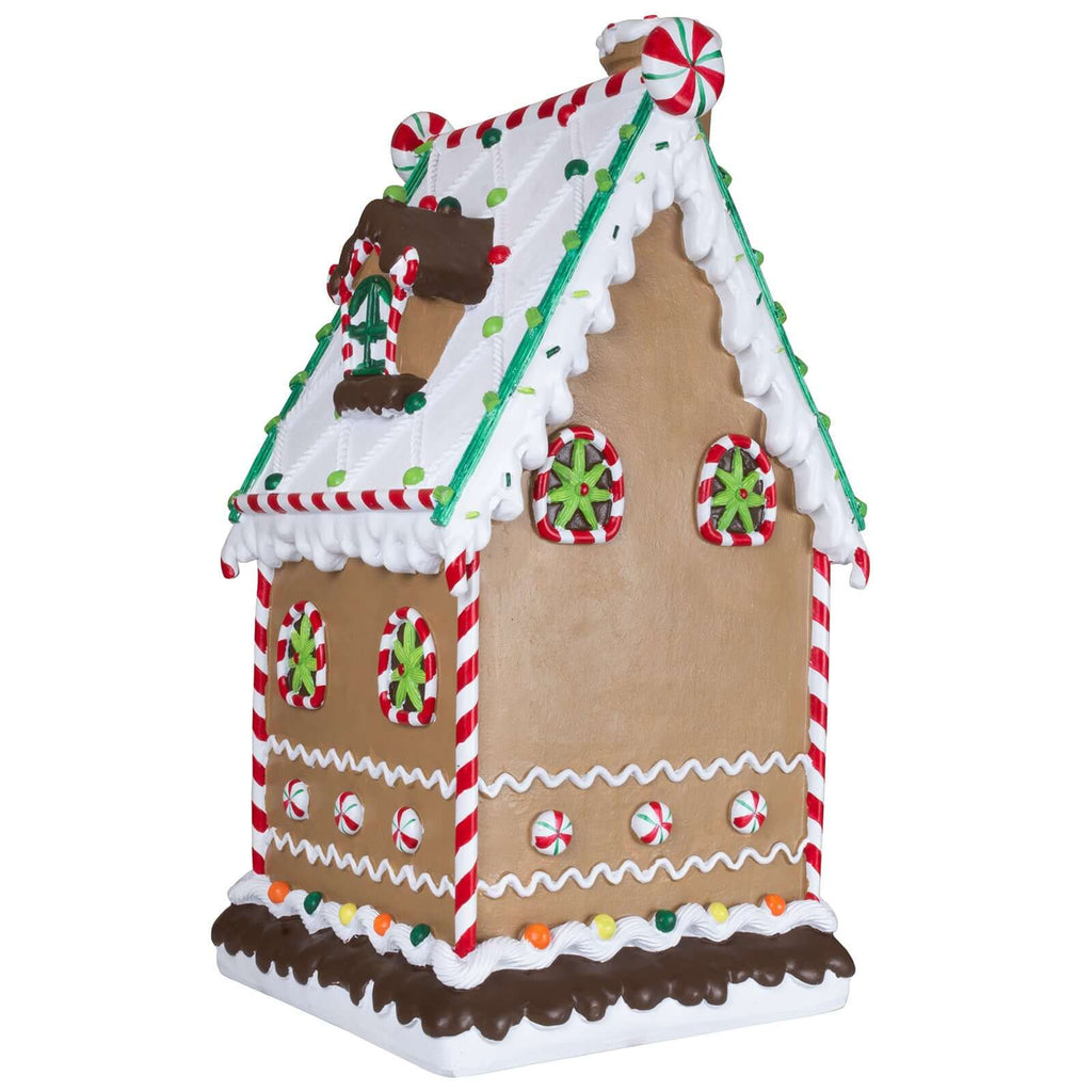 XL Lebkuchenhaus 52cm braun