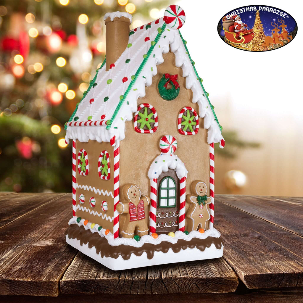 XL Lebkuchenhaus 52cm braun