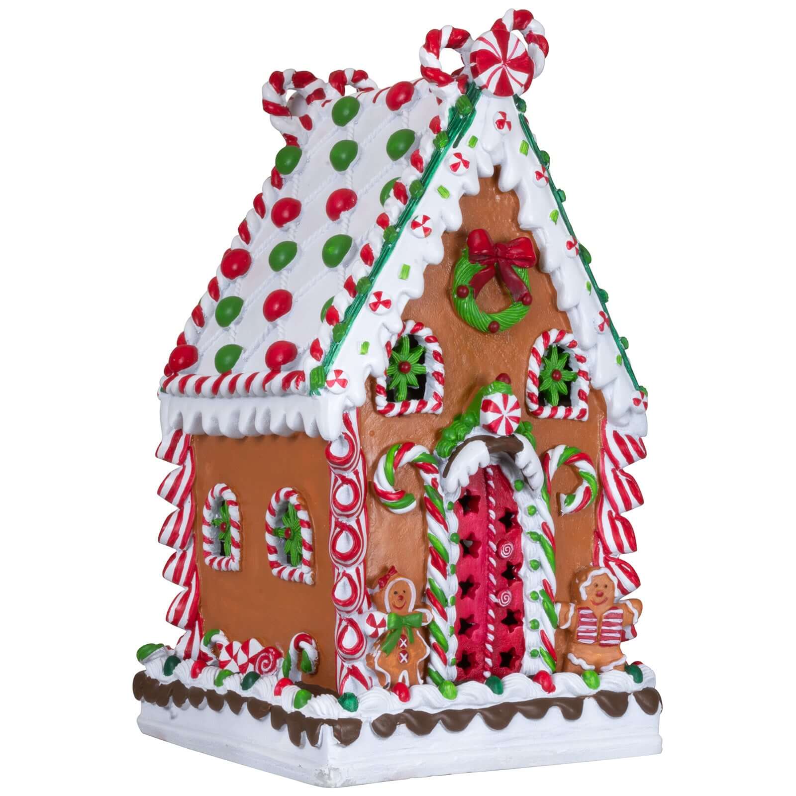 XL Lebkuchenhaus 37cm braun