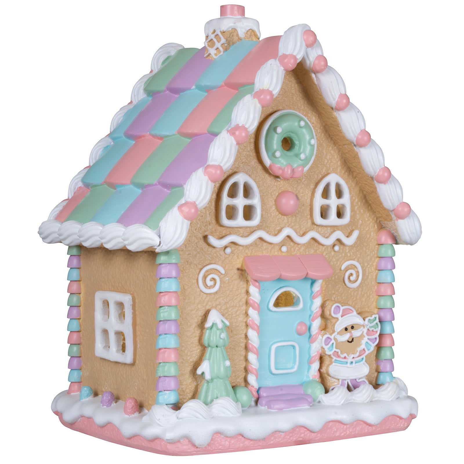 LED Lebkuchenhaus 25cm bunt