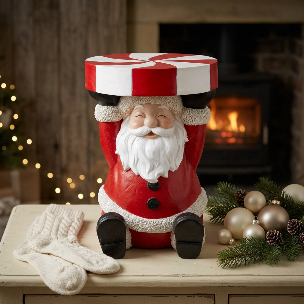 XL-Weihnachtsmann Tisch 54cm Outdoor