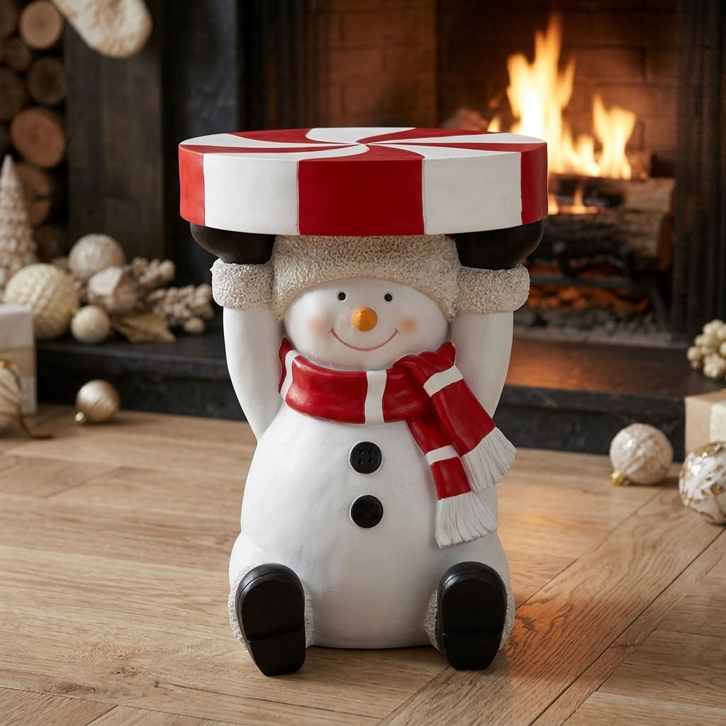 XL-Schneemann Tisch 54cm Outdoor