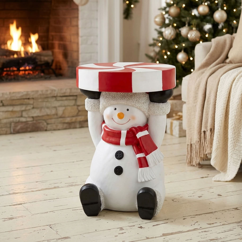 XL-Schneemann Tisch 54cm Outdoor
