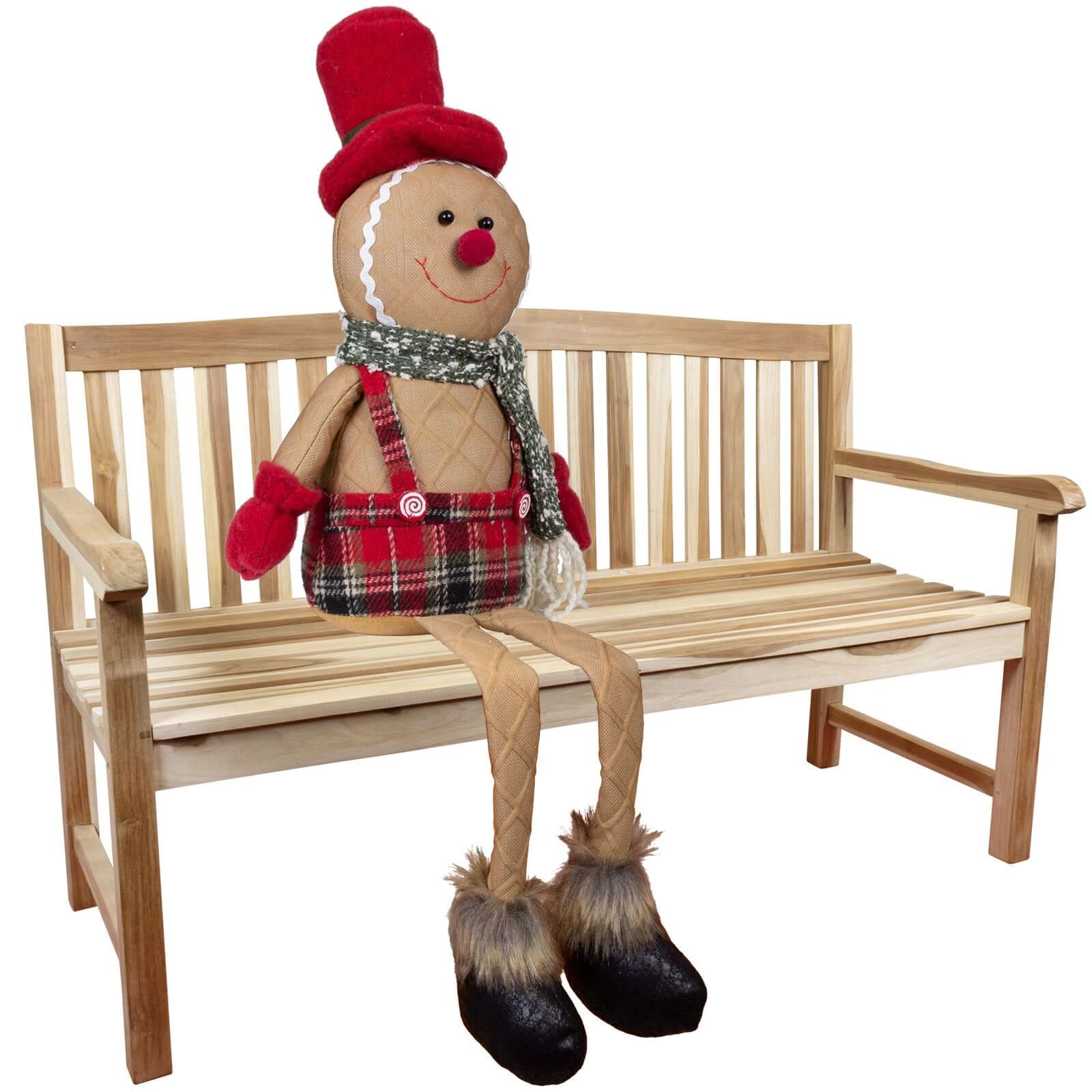 Lebkuchenfiguren, 2 Designs, 35cm (70cm) Kantenhocker, 2 Stück