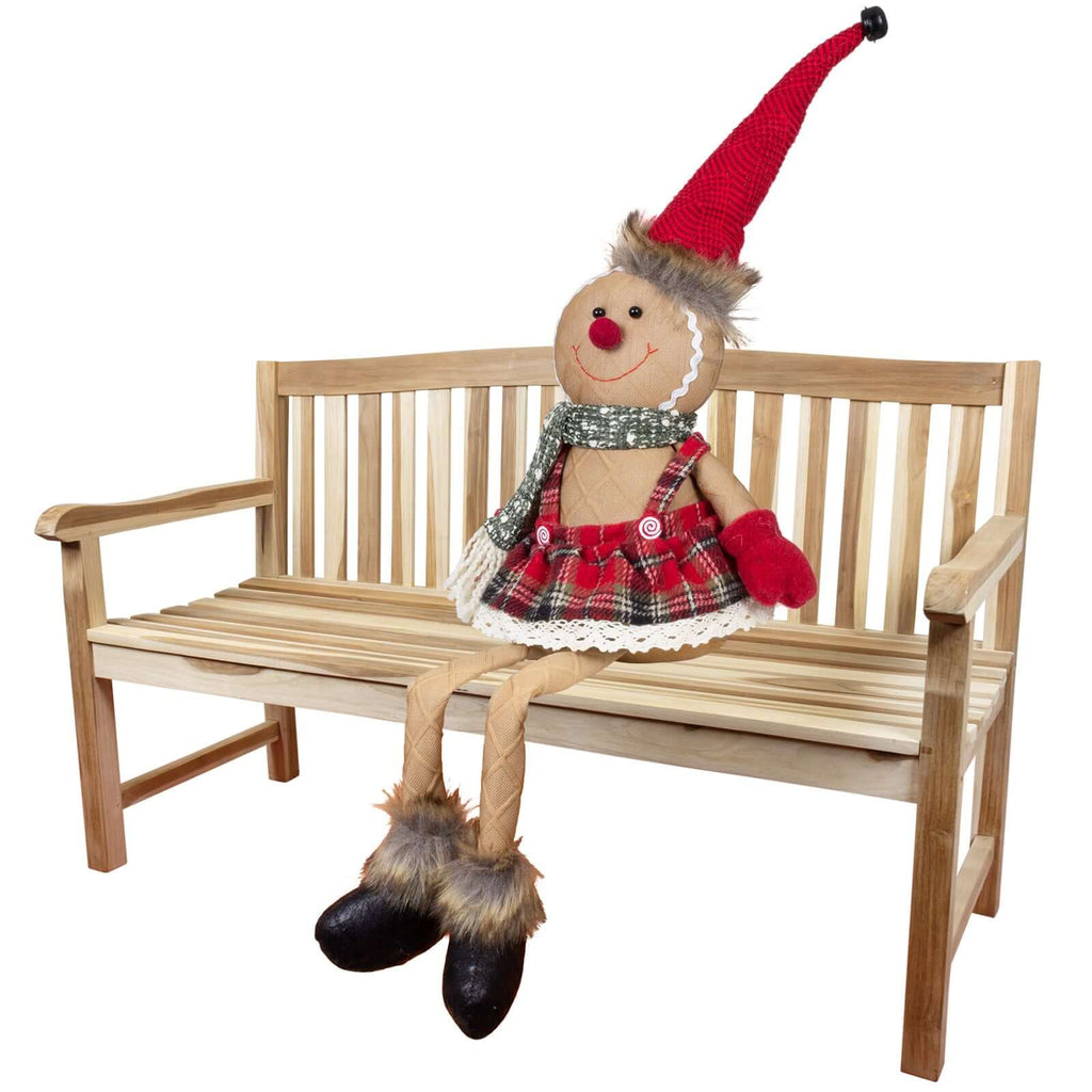 Lebkuchenfiguren, 2 Designs, 35cm (70cm) Kantenhocker, 2 Stück