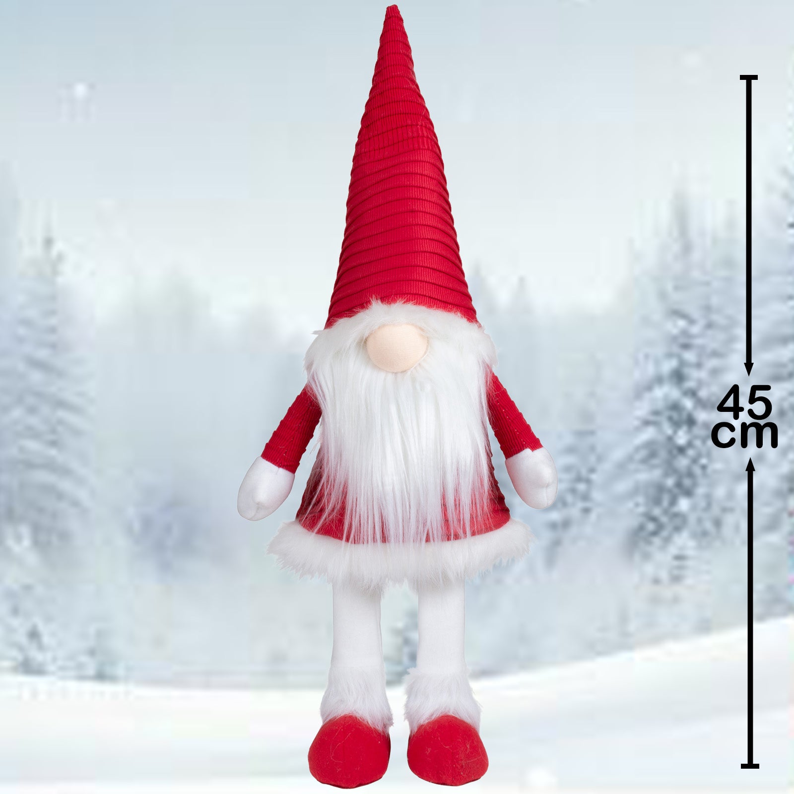 LED Wichtel 45cm (63cm) Wackelwichtel leuchtet