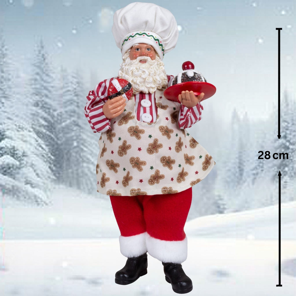 Weihnachtsmann 28cm stehend