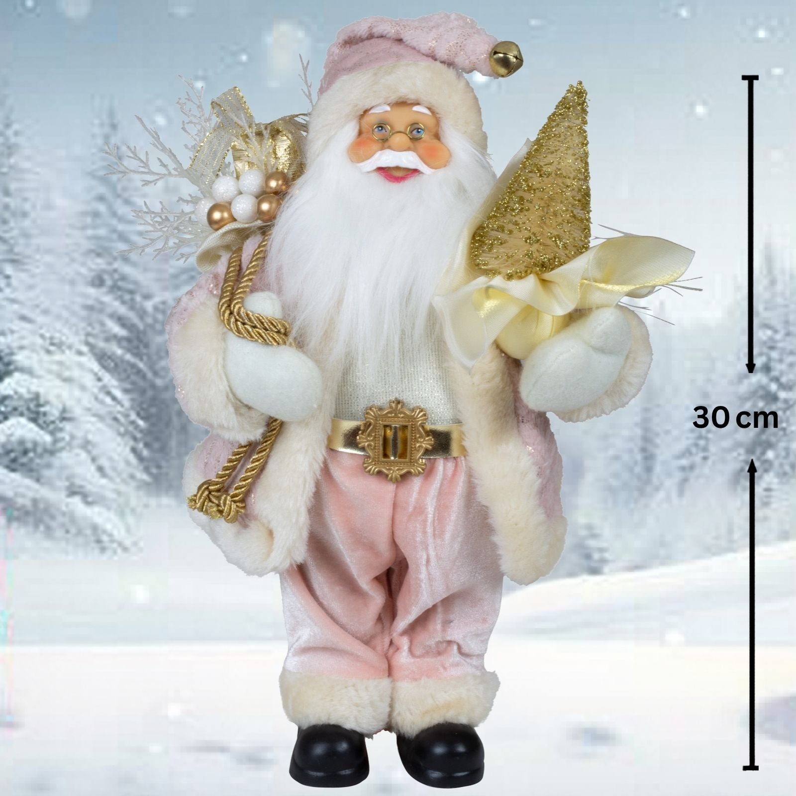Weihnachtsmann Jonte 30cm stehend
