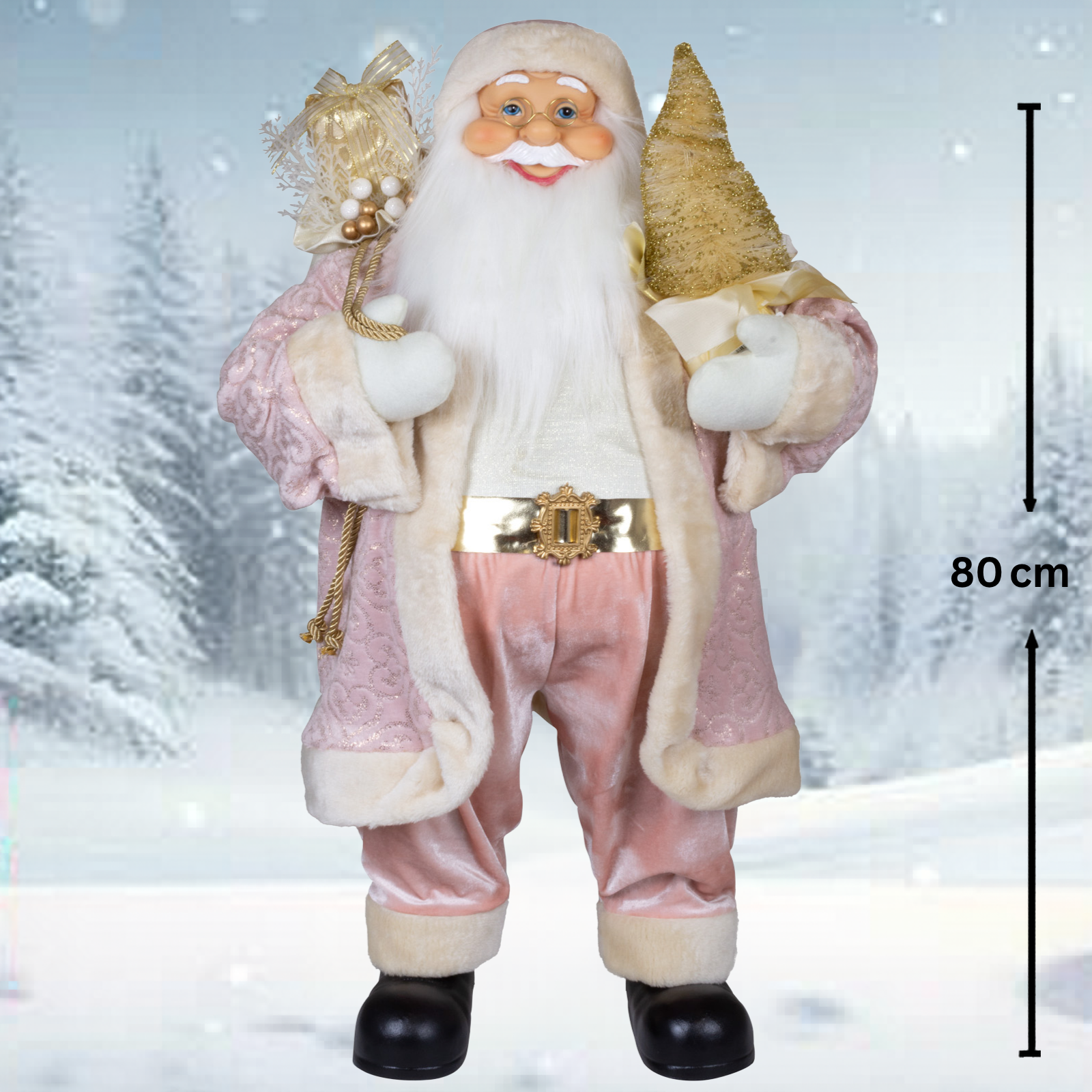 Weihnachtsmann Jonte 80cm stehend