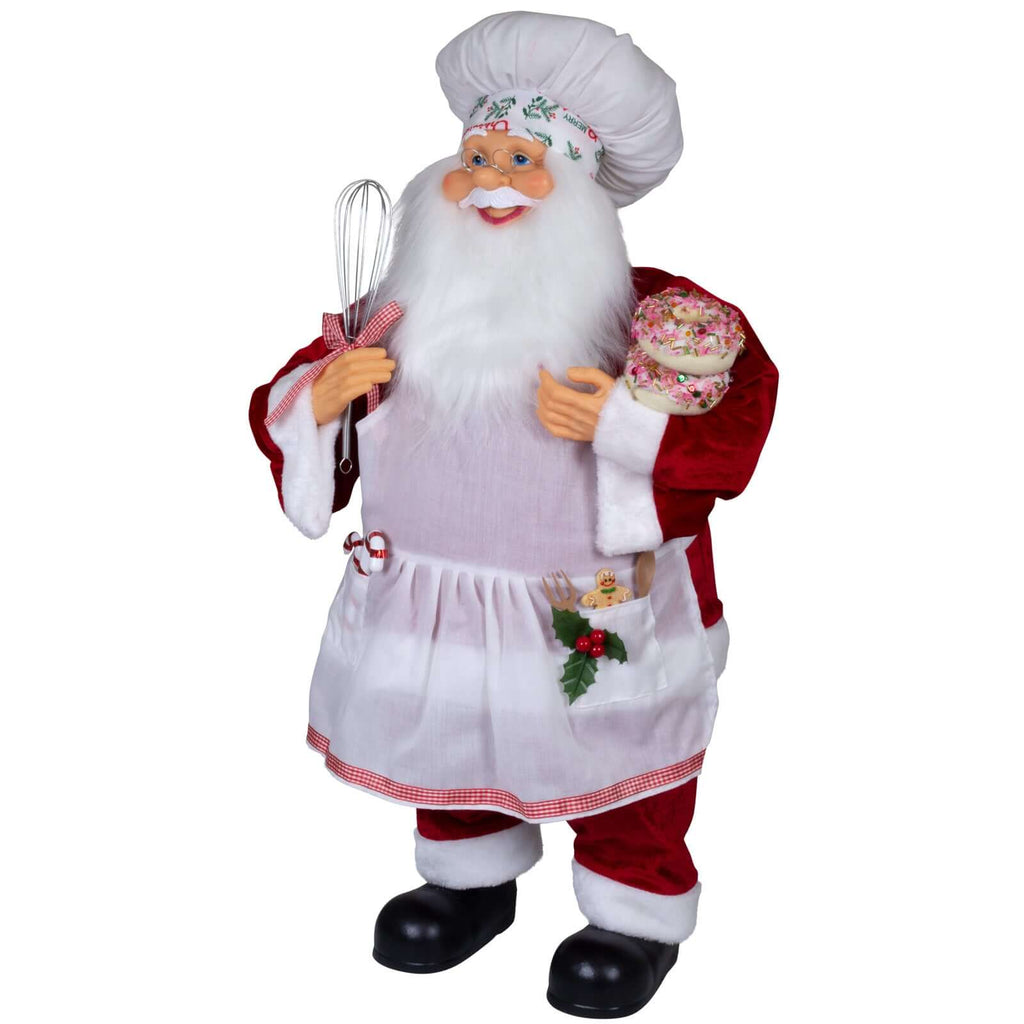 Weihnachtsmann Konditor 'Nicolas' 80cm stehend