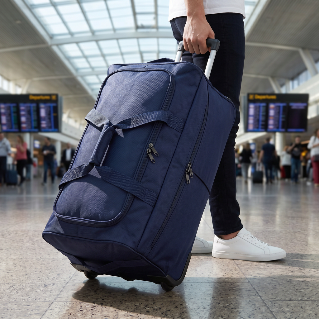 Trolleytasche 65cm - XL Reisetasche mit 2 Rollen - verschiedene Farben lieferbar