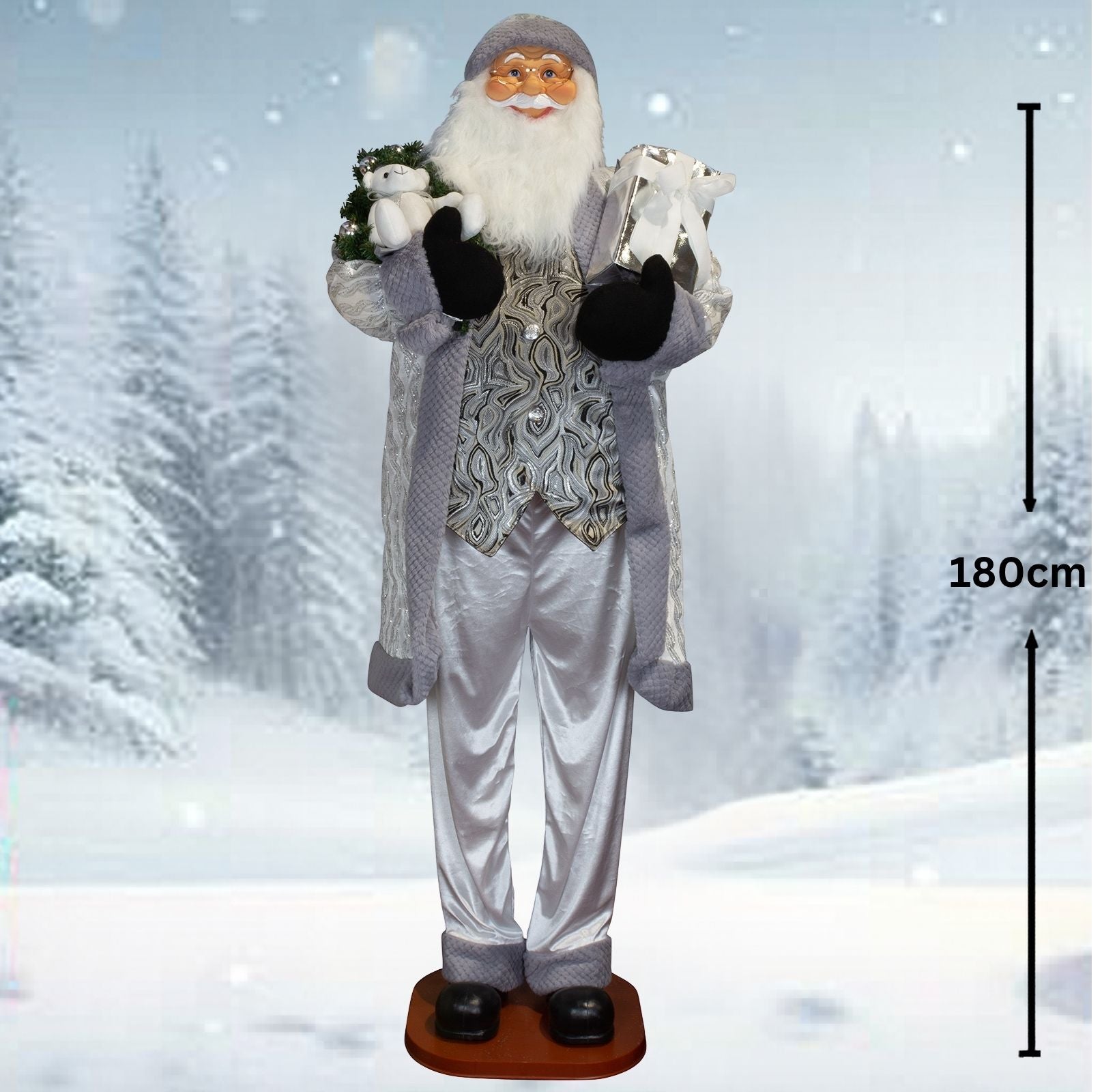 Weihnachtsmann 180cm stehend
