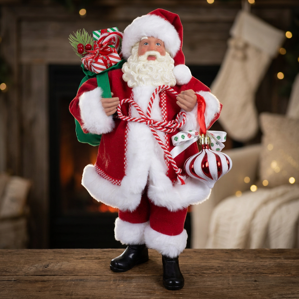 Weihnachtsmann 38cm stehend