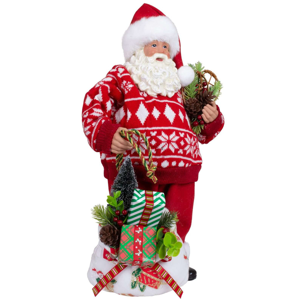 Weihnachtsmann 38cm stehend