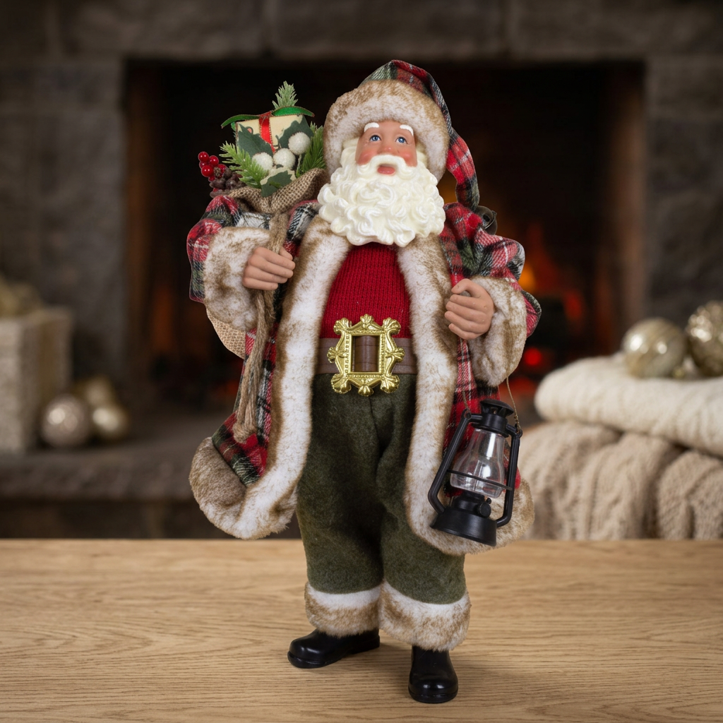 Weihnachtsmann 38cm stehend