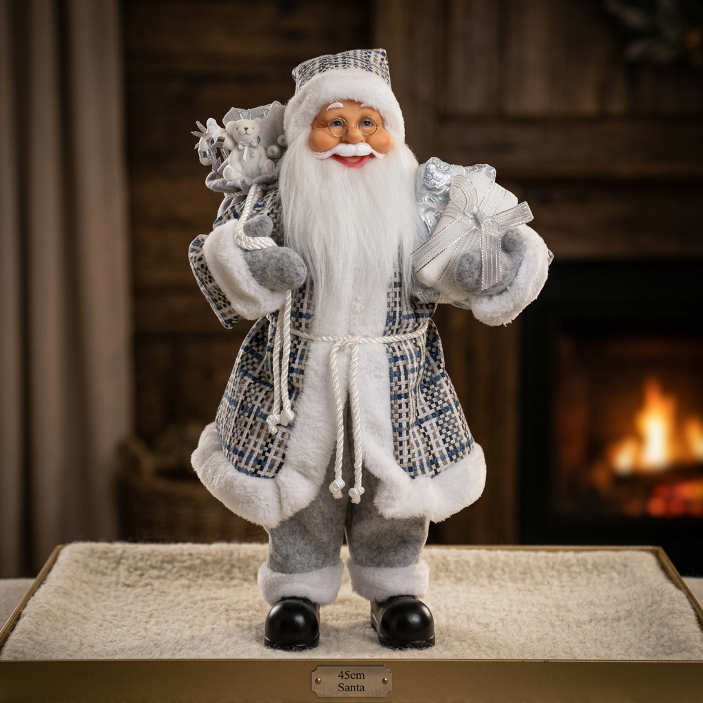 Weihnachtsmann Hilmar 45cm stehend