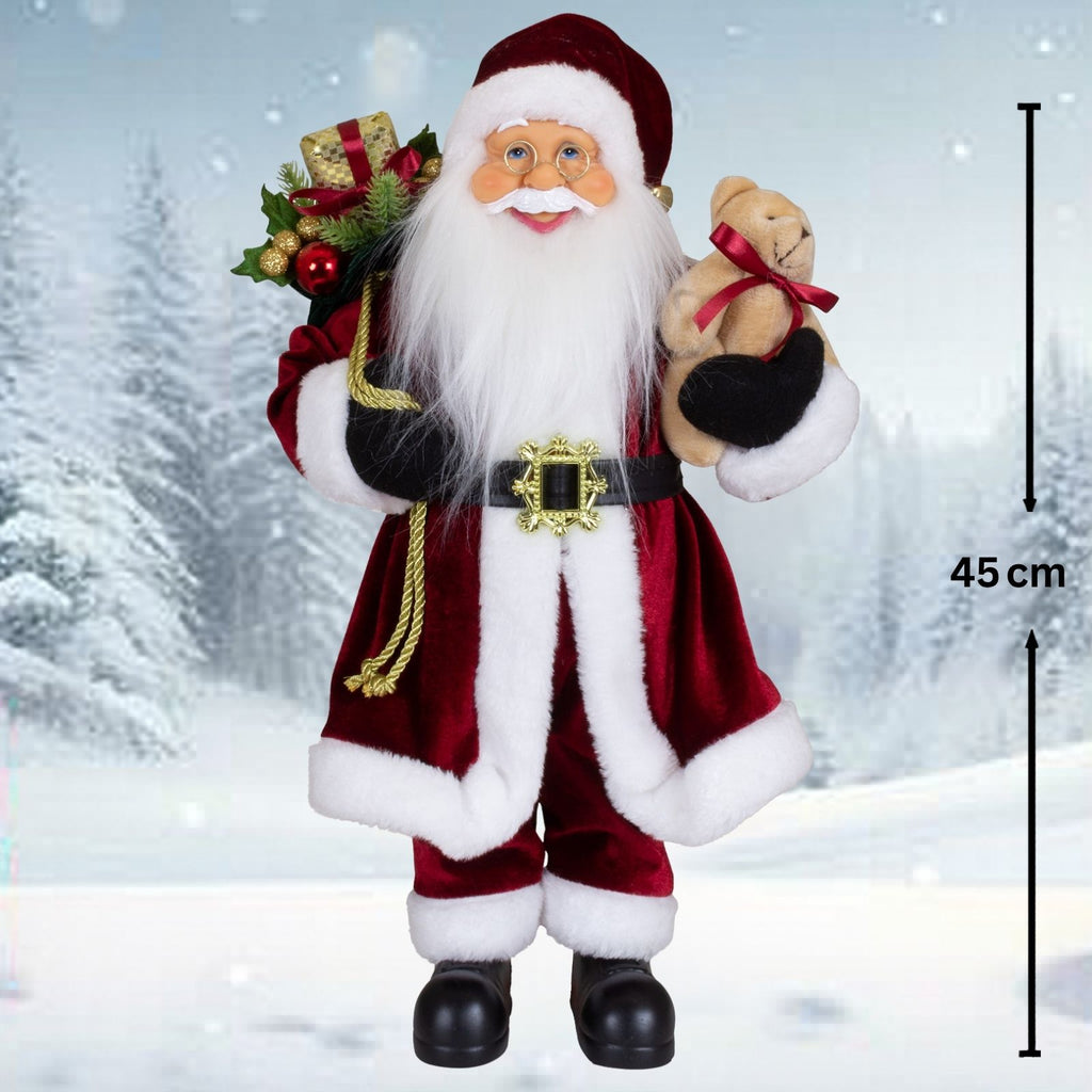 Weihnachtsmann Torben 45cm stehend