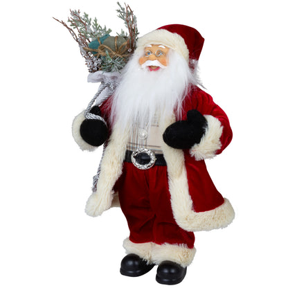 Weihnachtsmann Sigurd 30cm stehend