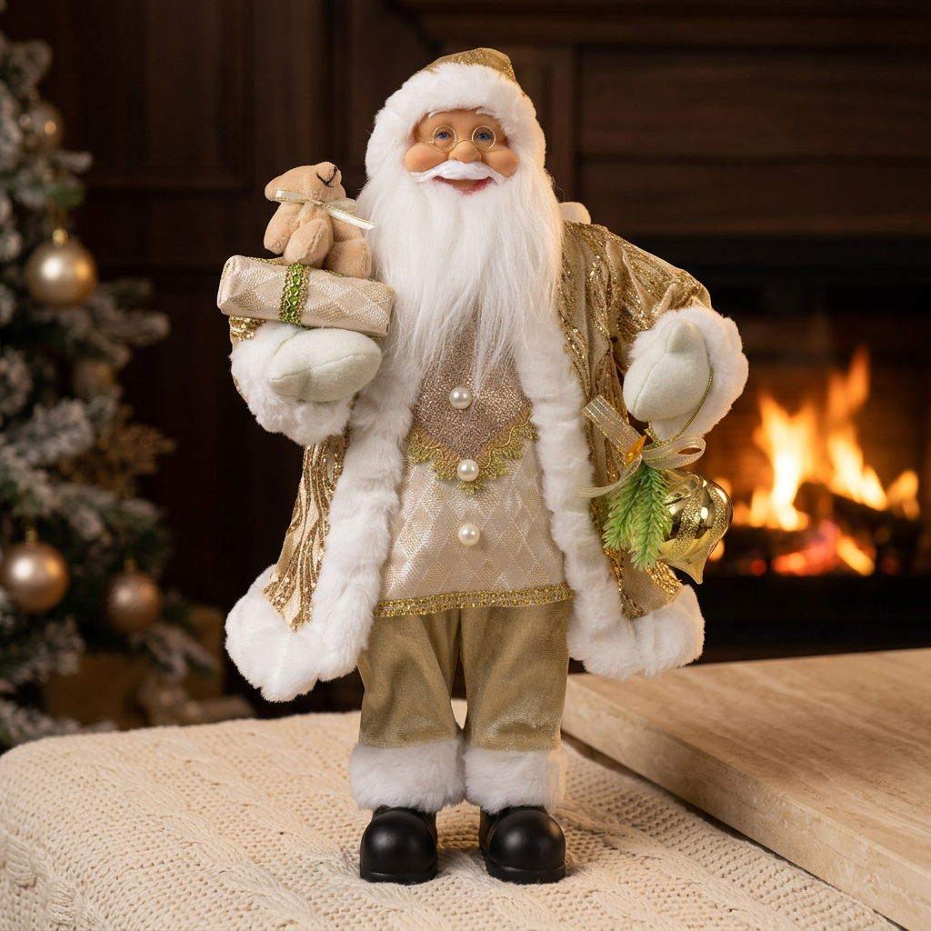 Weihnachtsmann Larson 45cm stehend