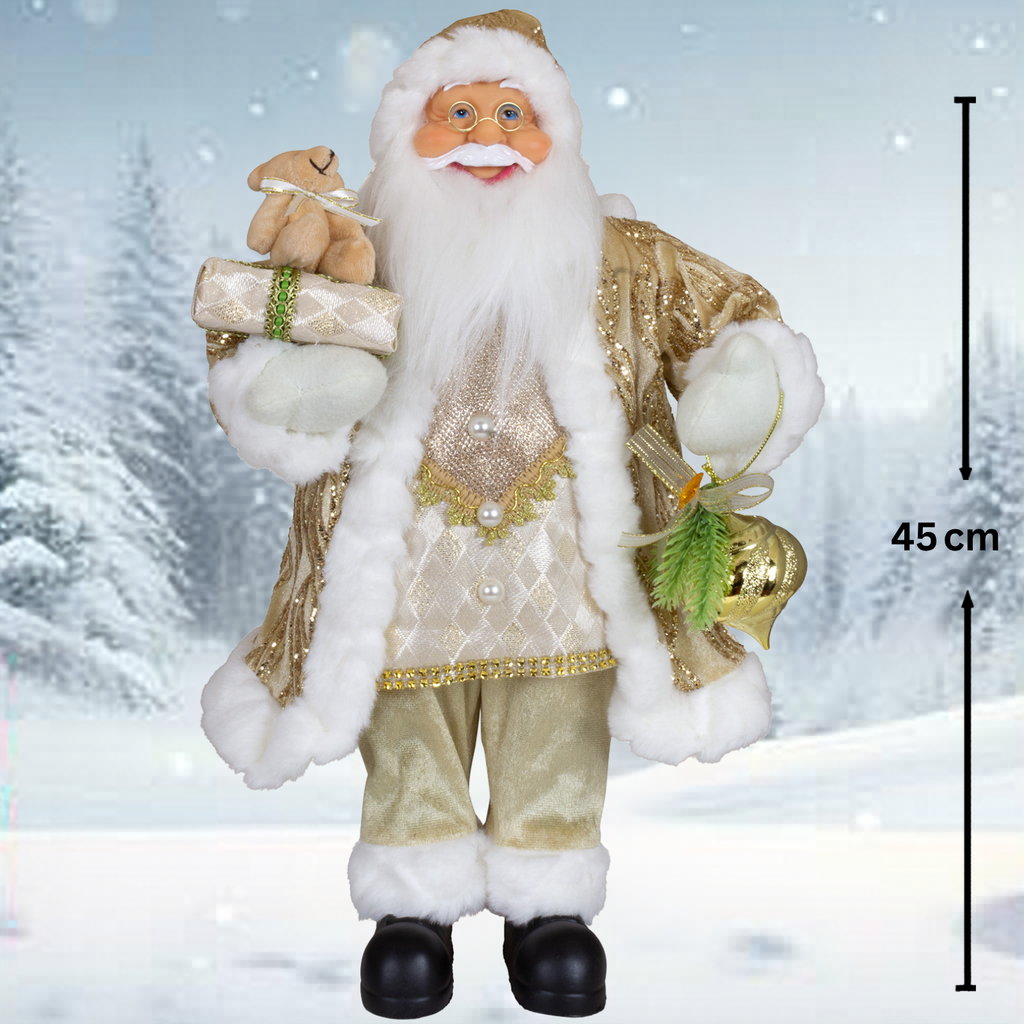 Weihnachtsmann Larson 45cm stehend