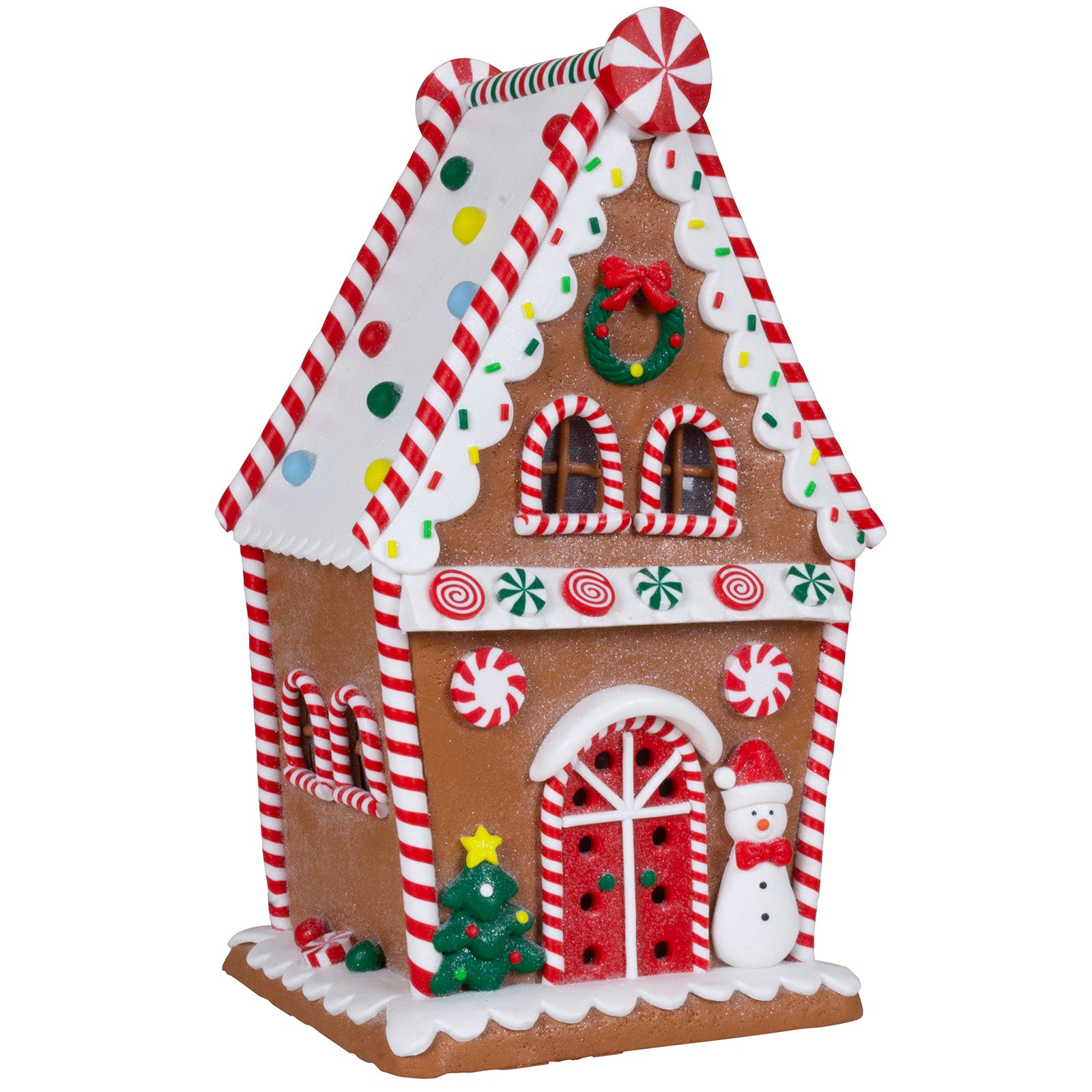 XL Lebkuchenhaus 49cm braun