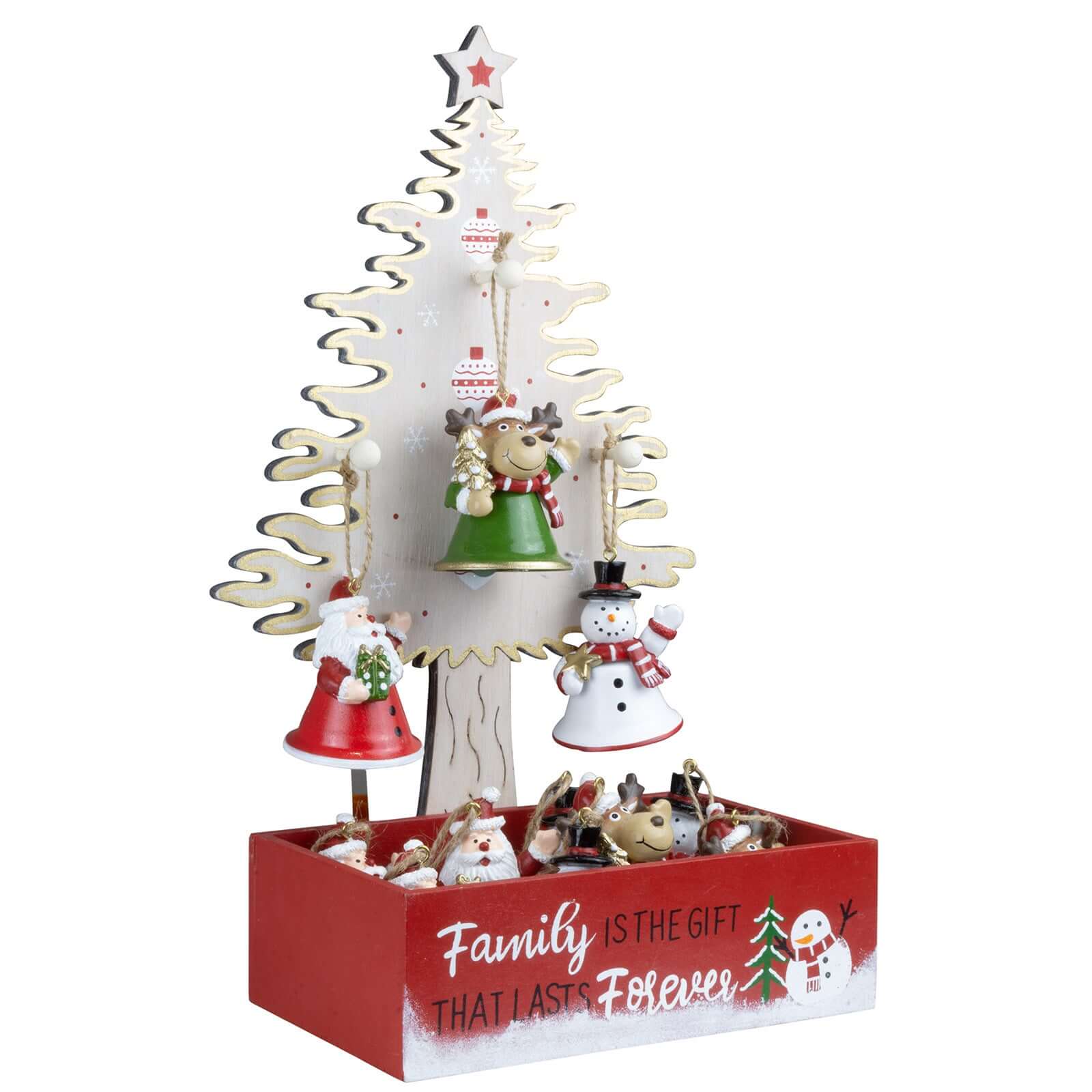 Baumschmuck Metall 6cm im 12er Display