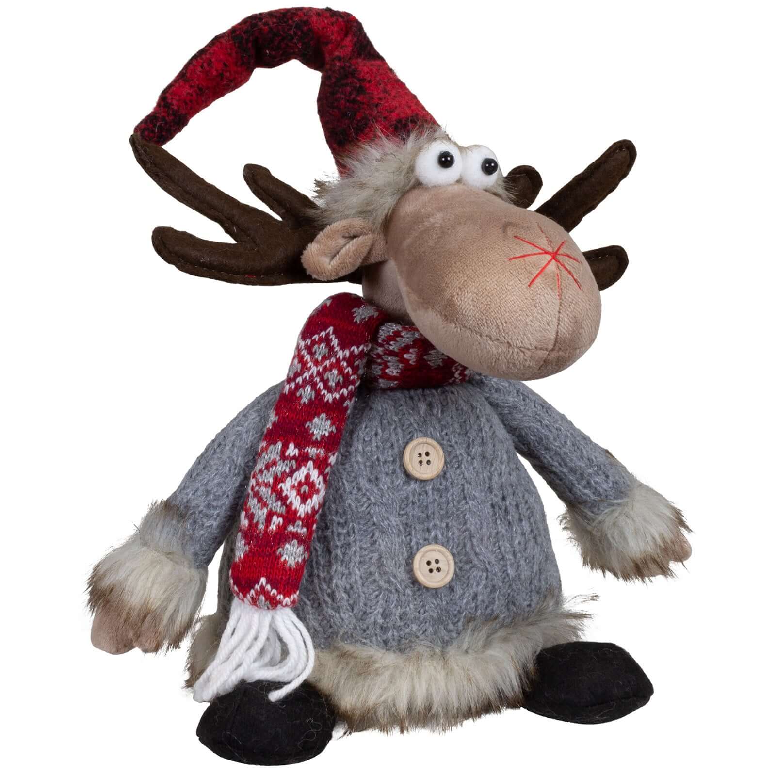 Elch 32cm (45cm) sitzend, 2 Stück