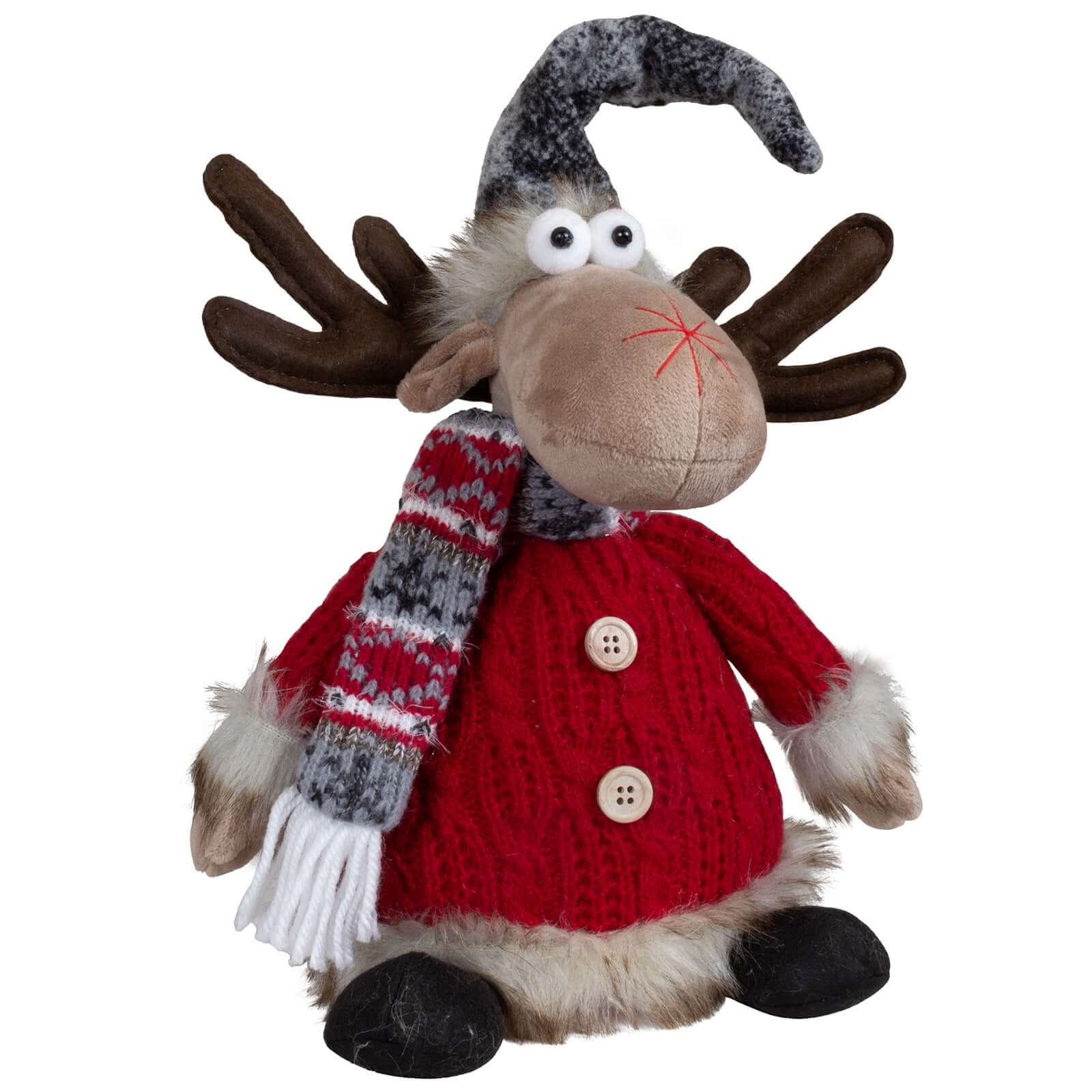 Elch 32cm (45cm) sitzend, 2 Stück