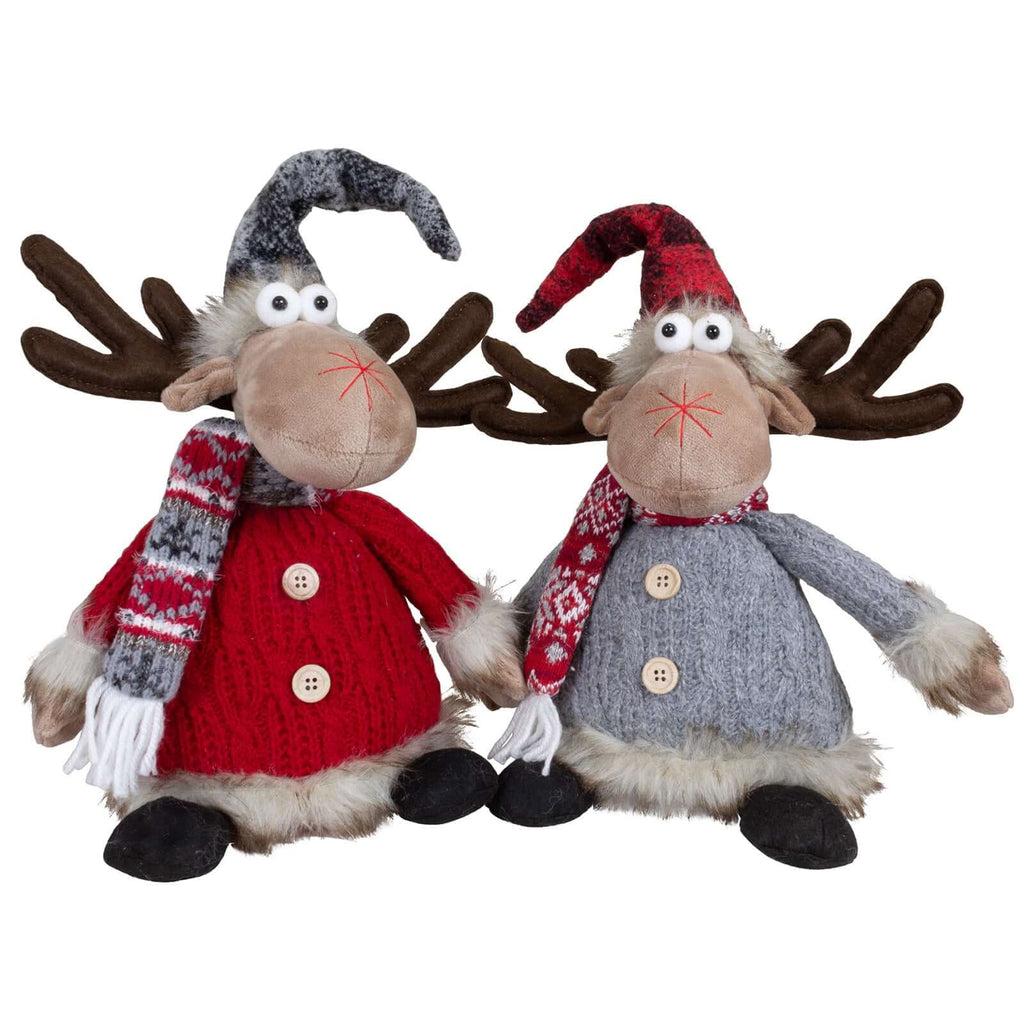 Elch 32cm (45cm) sitzend, 2 Stück