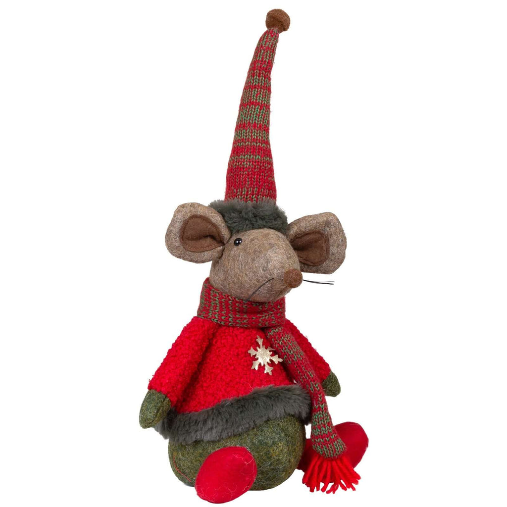Dekofigur Maus 32cm (42cm) sitzend
