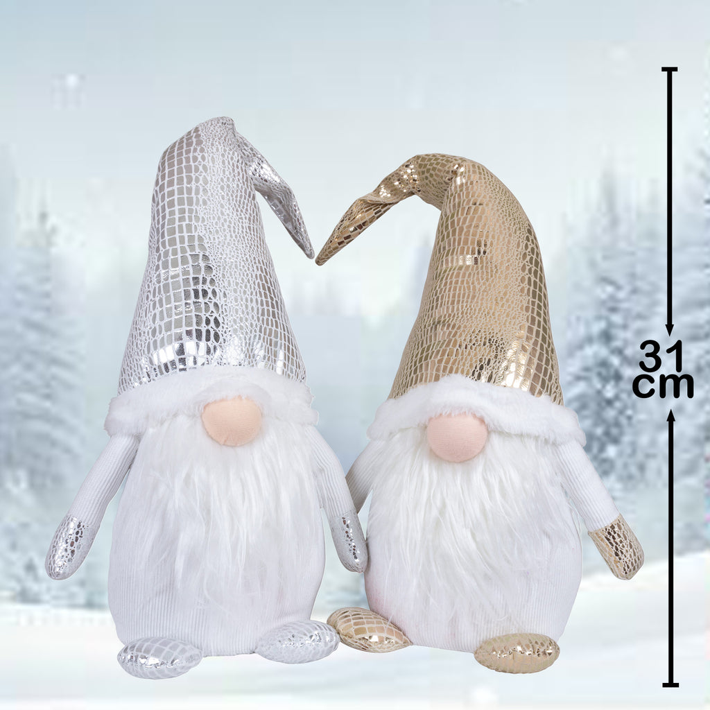 Wichtel, 2 Designs, 31cm (61cm) sitzend, 2 Stück