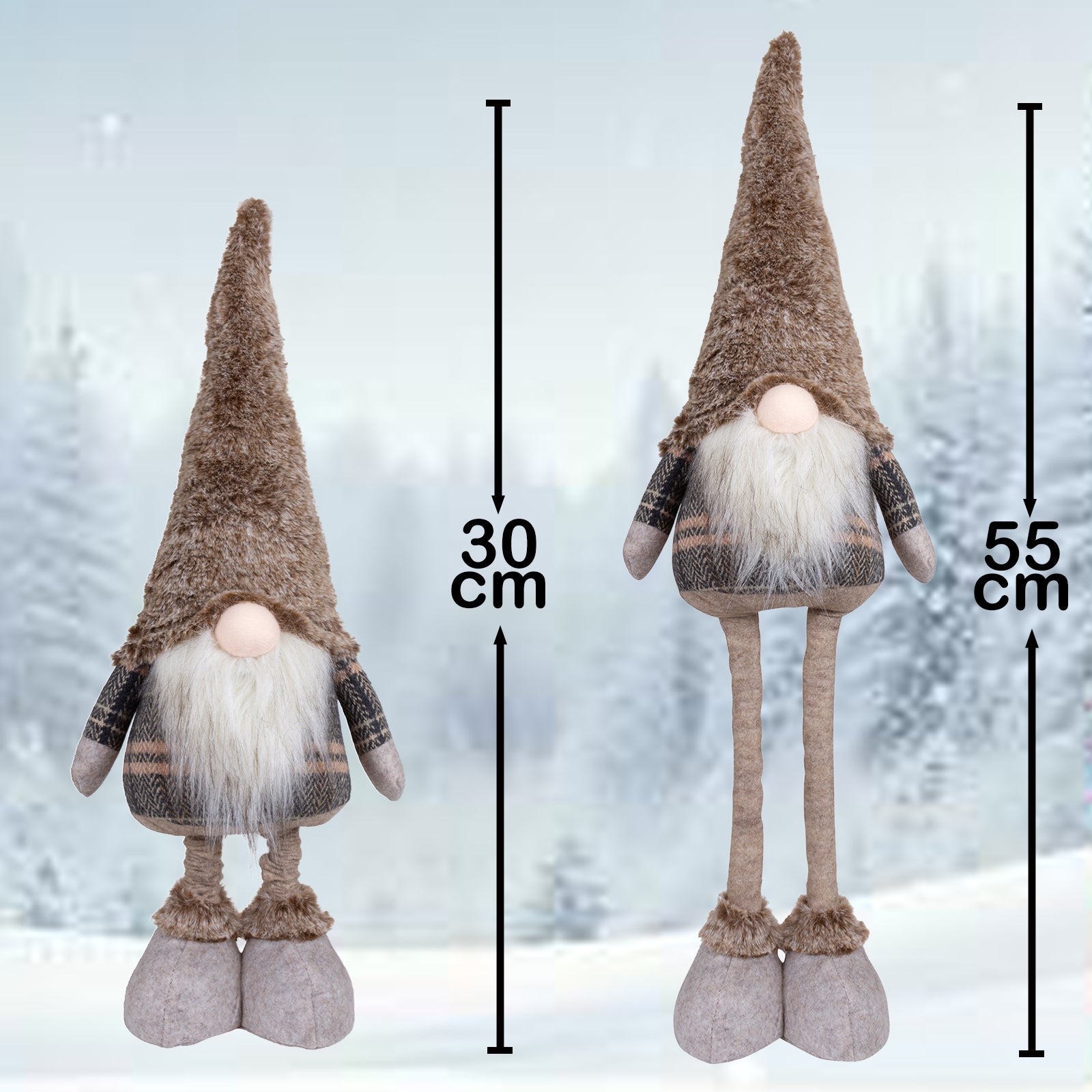Wichtel ausziehbar 30-48cm (55-73cm)