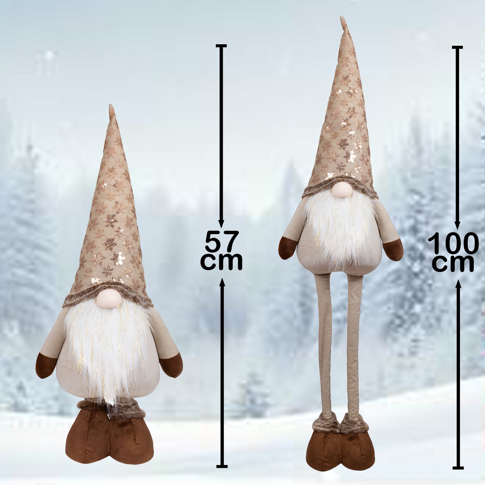 Wichtel ausziehbar 57-87cm (100-130cm)