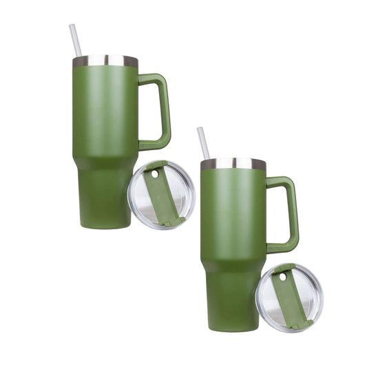 XL ISO-Thermobecher 1200 ml 2er pack grün