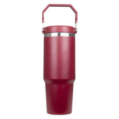 ISO-Thermobecher 900ml 2er Pack silber+rot