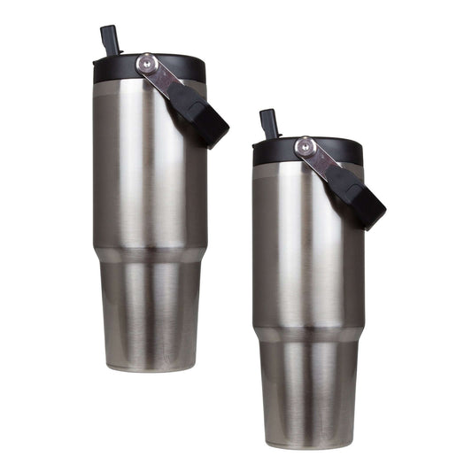ISO-Thermobecher 900ml 2er Pack silber